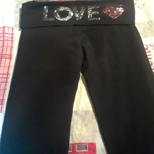 VS pink bling leggings